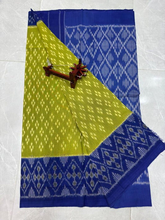 Ikkat cotton saree |Mercerized ikkat cotton saree