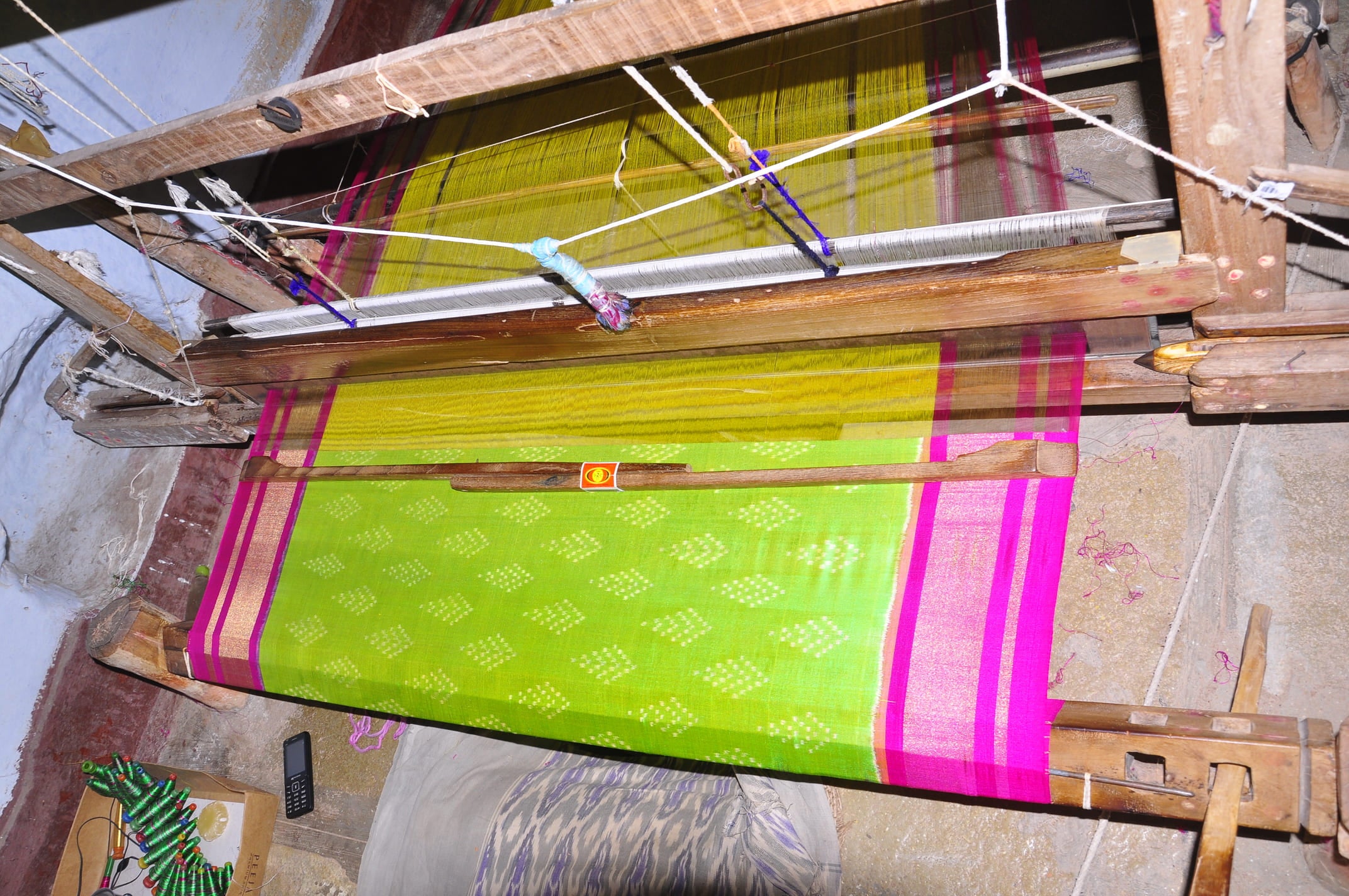 pochampally weaving loom