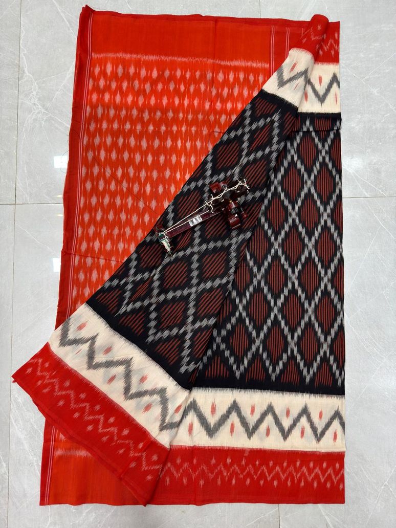 Pochampally Cotton saree | Mercerized cotton saree