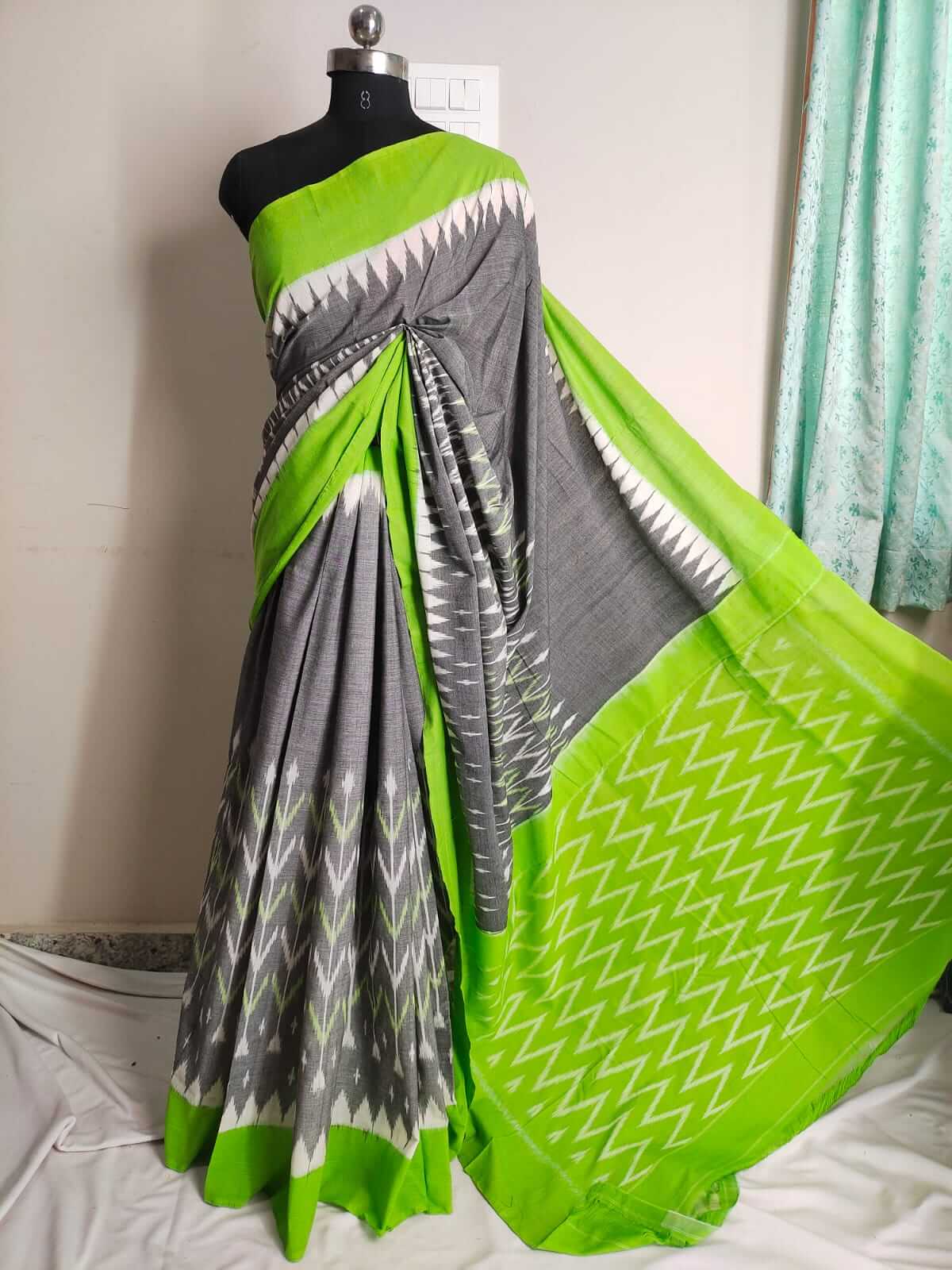 Pochampally Cotton saree | Mercerized cotton saree