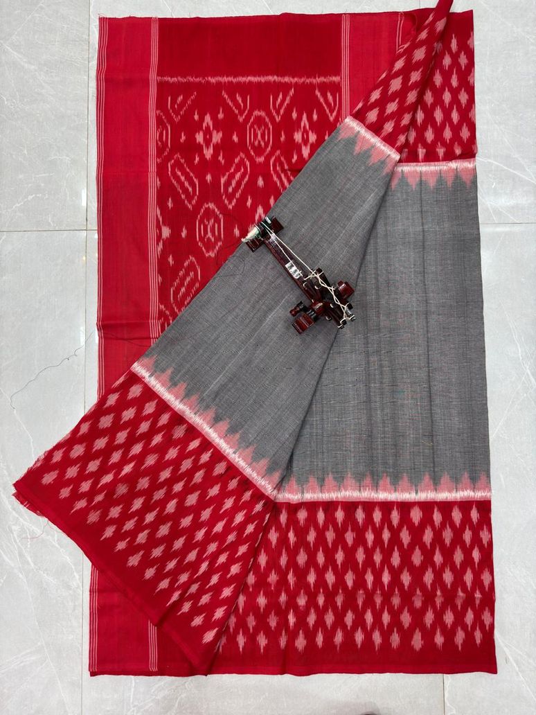 Pochampally ikkat cotton saree | Handwoven