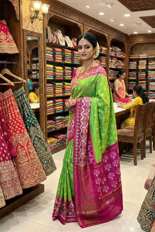 Pochampally ikkat silk saree /Sarees/ Ikkat sarees/ Ikat sarees/ silk sarees/Handwoven saree