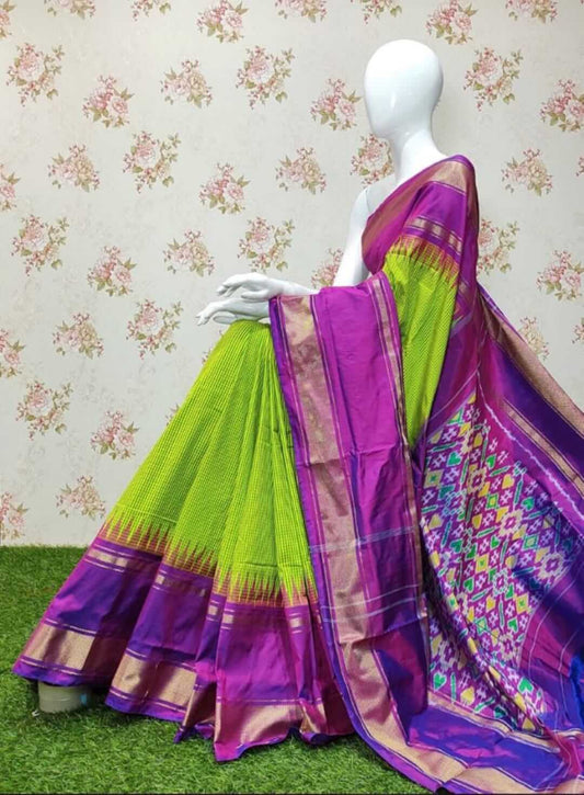 Pochampally ikkat silk saree /Sarees/ Ikkat sarees/ Ikat sarees/ silk sarees/Handwoven saree