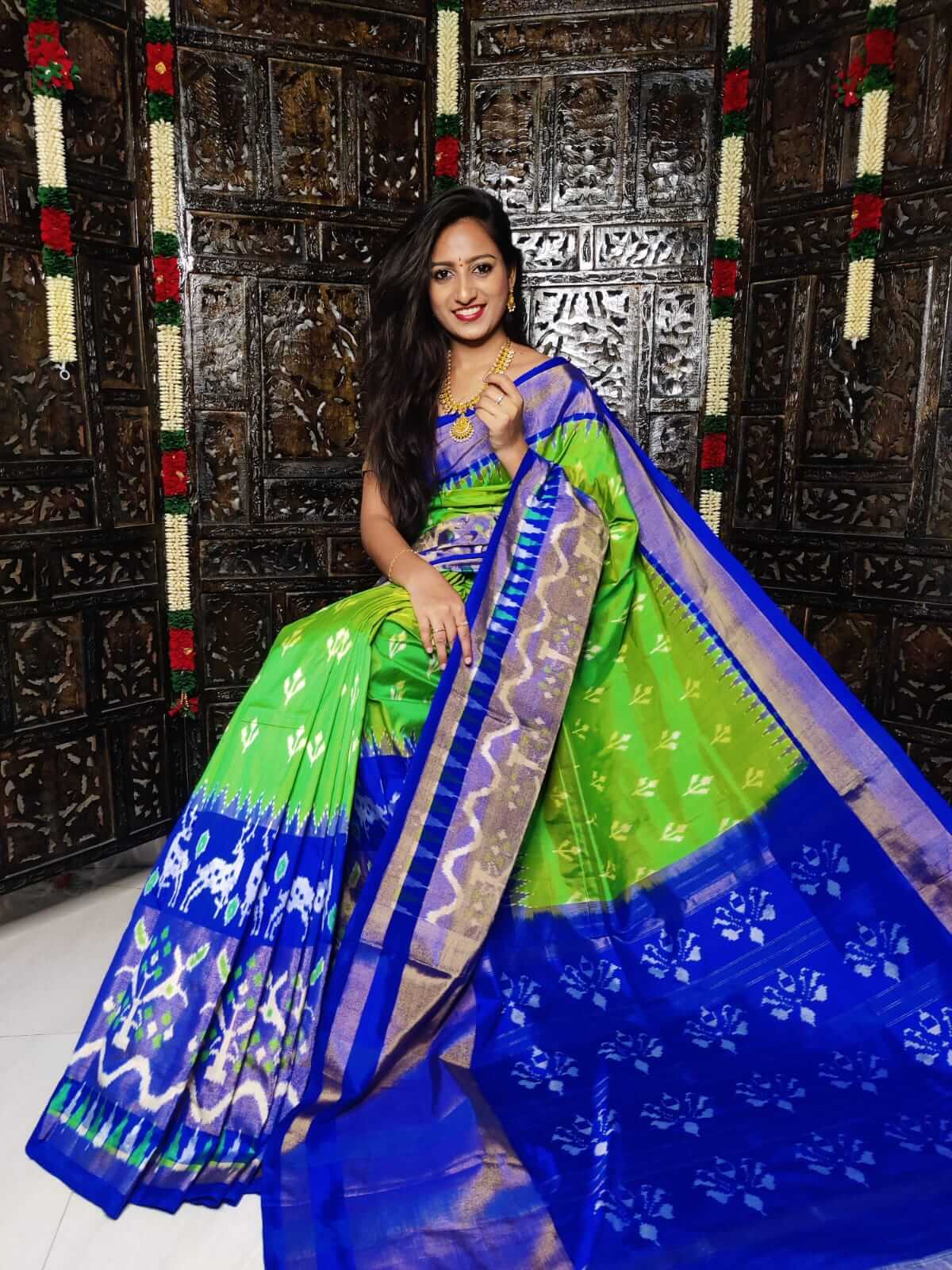 Pochampally ikkat silk sarees/ikkat sarees/pure silk/silk sarees/ikat sari - direct from weavers